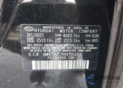 2024 Hyundai Sonata N Line from USA, damaged, VIN KMHL54JC7RA370525